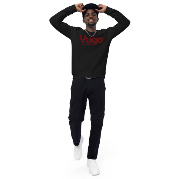 Organic Raglan Sweatshirt with Maroon Accent - Image 6