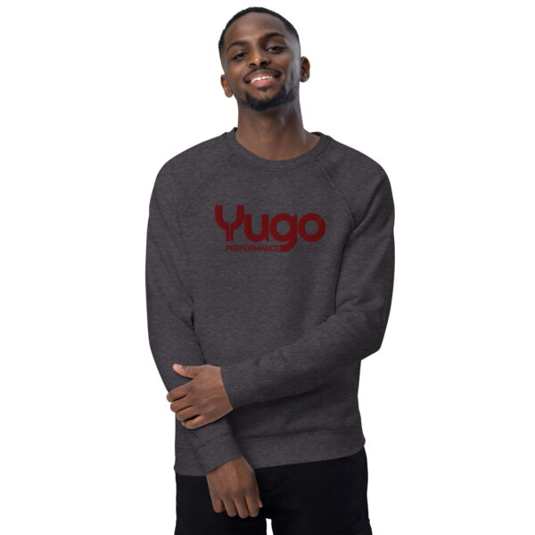 Organic Raglan Sweatshirt with Maroon Accent - Image 18