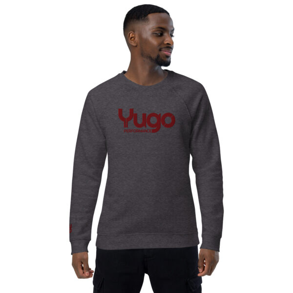 Organic Raglan Sweatshirt with Maroon Accent - Image 16