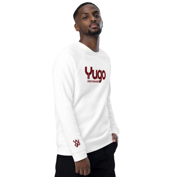 Organic Raglan Sweatshirt with Maroon Accent - Image 36