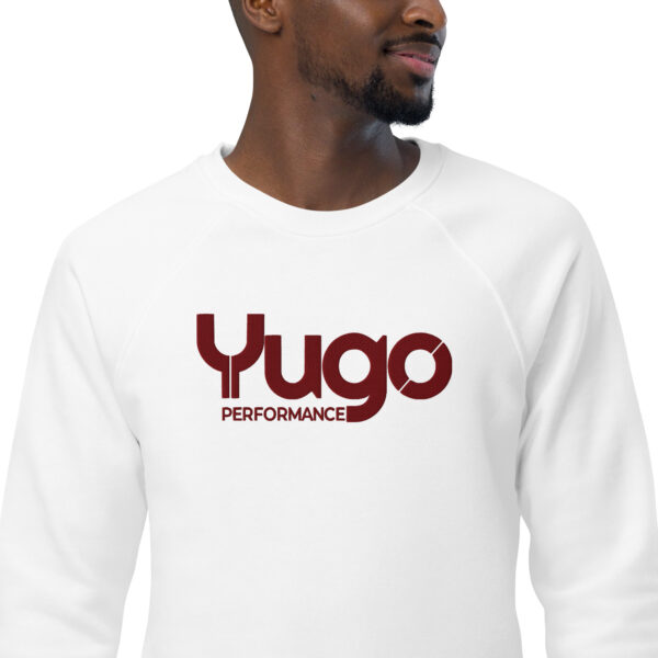 Organic Raglan Sweatshirt with Maroon Accent - Image 26